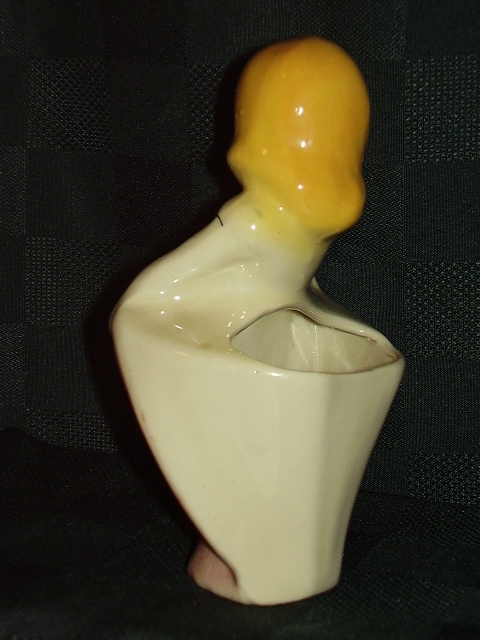 Adorable Girl Figural Planter - 1940-1950's - MINT Adorable Girl Figural Planter - 1940-1950's - MINT