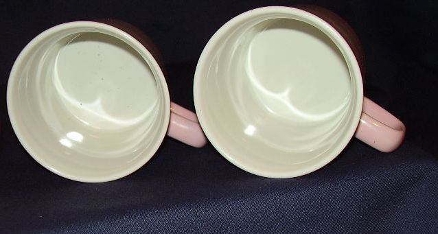 Pink Stoneware Mugs, Set of 4 Made in Japan Pink Stoneware Mugs, Set of 4 Made in Japan