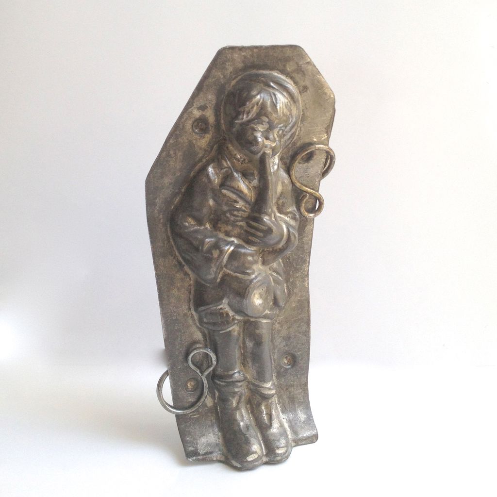 Circa 1934 French Chocolate Mold LeTang Fils Saxophone Player Circa 1934 French Chocolate Mold LeTang Fils Saxophone Player
