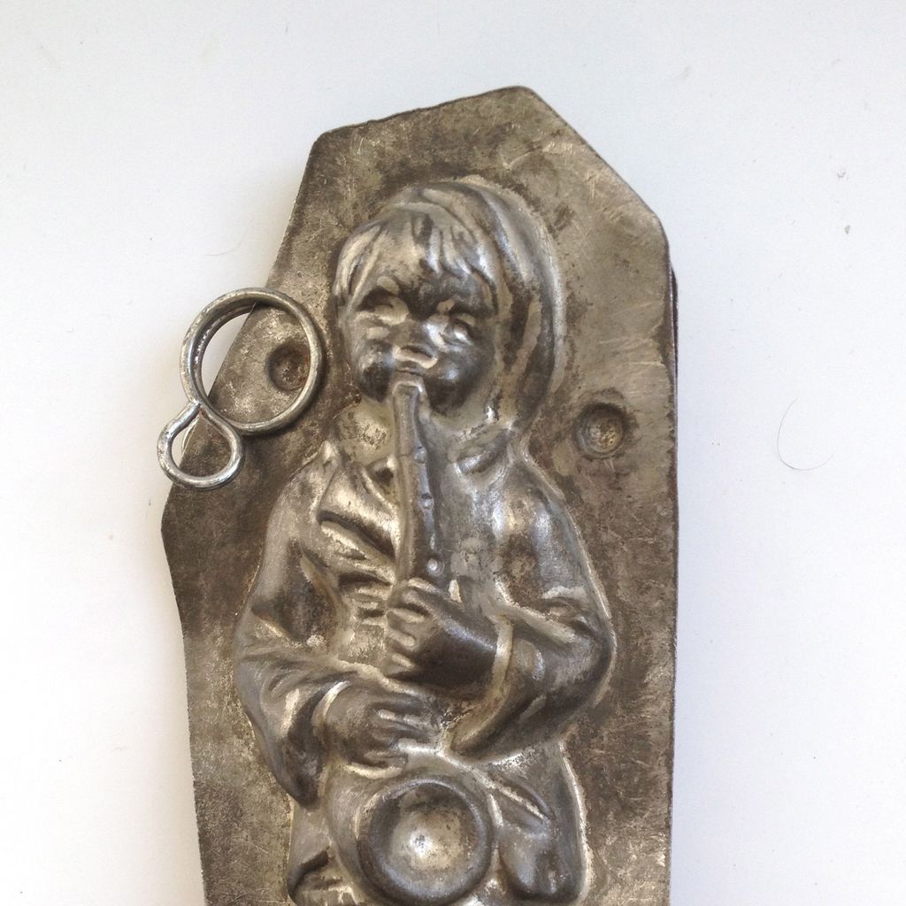 Circa 1934 French Chocolate Mold LeTang Fils Saxophone Player Circa 1934 French Chocolate Mold LeTang Fils Saxophone Player