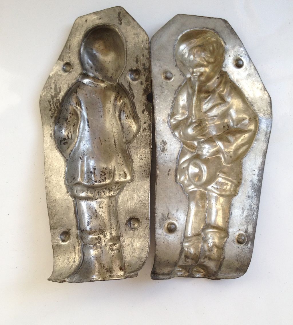 Circa 1934 French Chocolate Mold LeTang Fils Saxophone Player Circa 1934 French Chocolate Mold LeTang Fils Saxophone Player