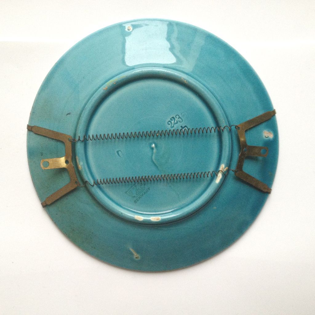 Vintage Majolica Plate GEORG SCHMIDER (Germany) - ca 1907-1928 Vintage Majolica Plate GEORG SCHMIDER (Germany) - ca 1907-1928