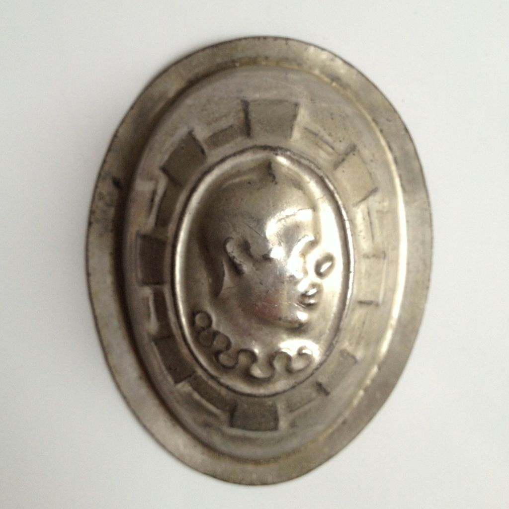Chocolate Mold French LETANG FILS c1934 Pierrot Egg Chocolate Mold French LETANG FILS c1934 Pierrot Egg