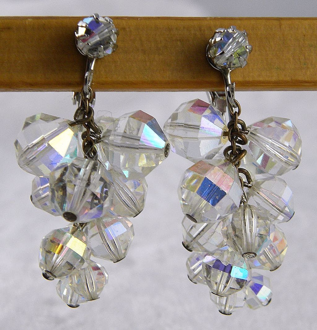Laguna 5 Strand Crystal Necklace & Earrings Set Laguna 5 Strand Crystal Necklace & Earrings Set