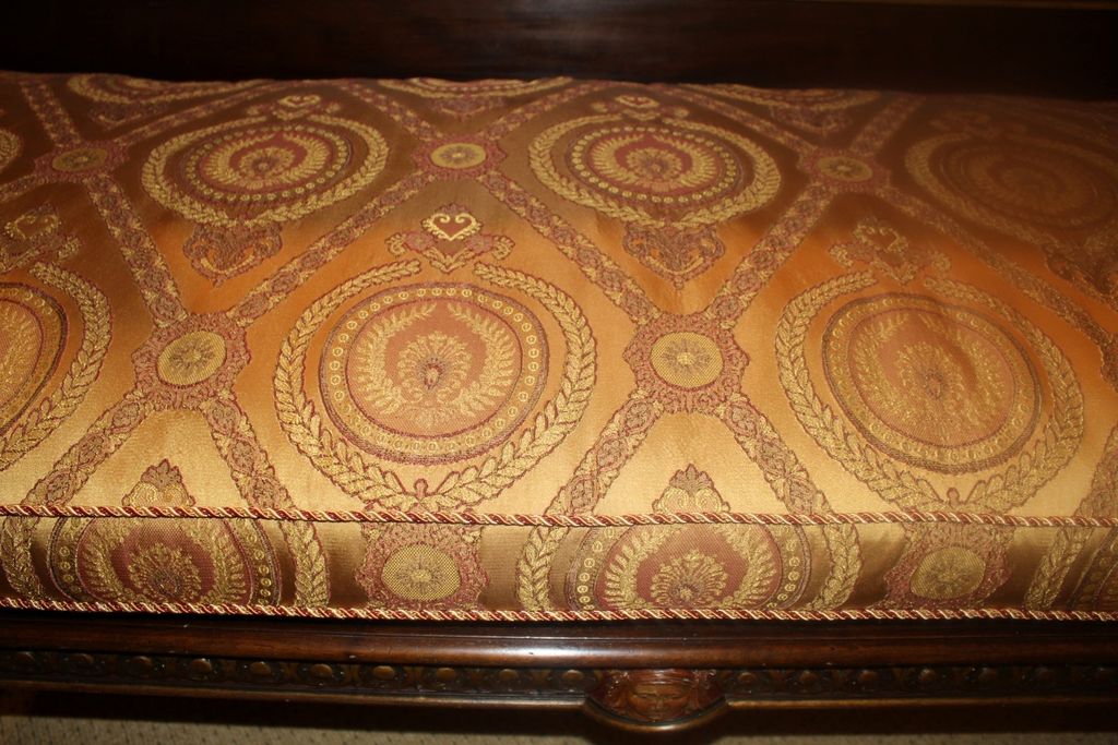 18th Italian Painted Heavily Carved Long Bench with Exceptionally Rare Detail 18th Italian Painted Heavily Carved Long Bench with Exceptionally Rare Detail