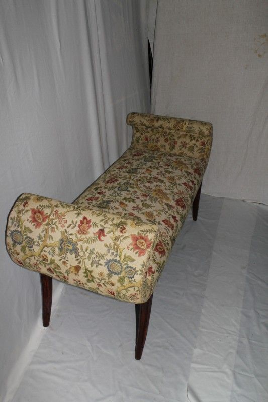 Regency Style Cherry Long Bench for Window, Hall or Bedroom. Circa 1920's Regency Style Cherry Long Bench for Window, Hall or Bedroom. Circa 1920's
