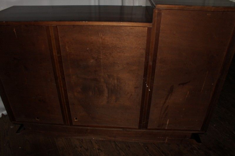 French Art Deco Modern Rosewood Bar, Buffet or Entertainment Cabinet, c.1920's French Art Deco Modern Rosewood Bar, Buffet or Entertainment Cabinet, c.1920's