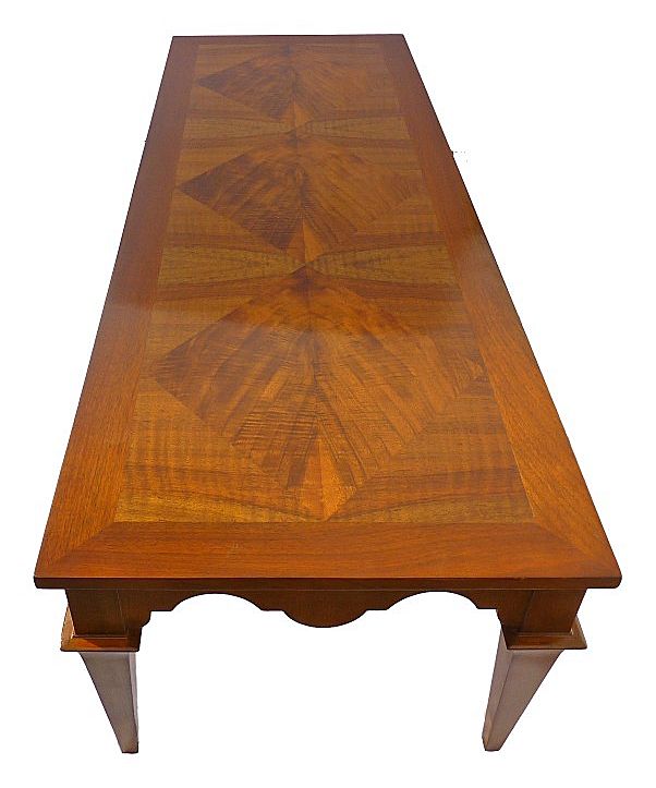 Rectangular Walnut Baker Matchbook Table Rectangular Walnut Baker Matchbook Table