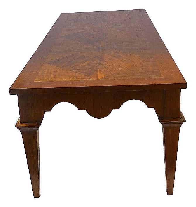 Rectangular Walnut Baker Matchbook Table Rectangular Walnut Baker Matchbook Table
