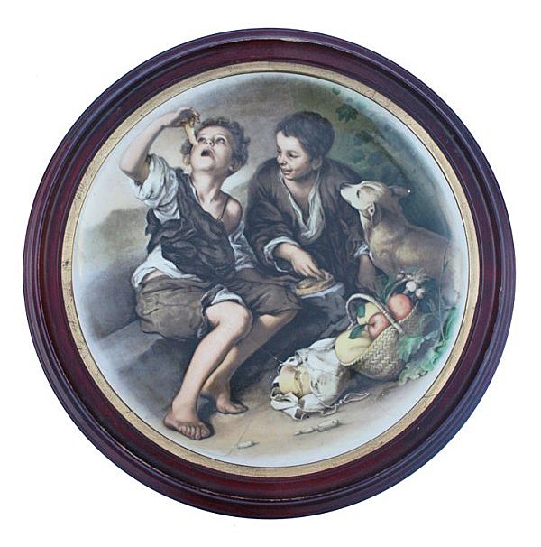 Decorative pair of plates, Stamped "Suisse-Langenthal" Decorative pair of plates, Stamped "Suisse-Langenthal"