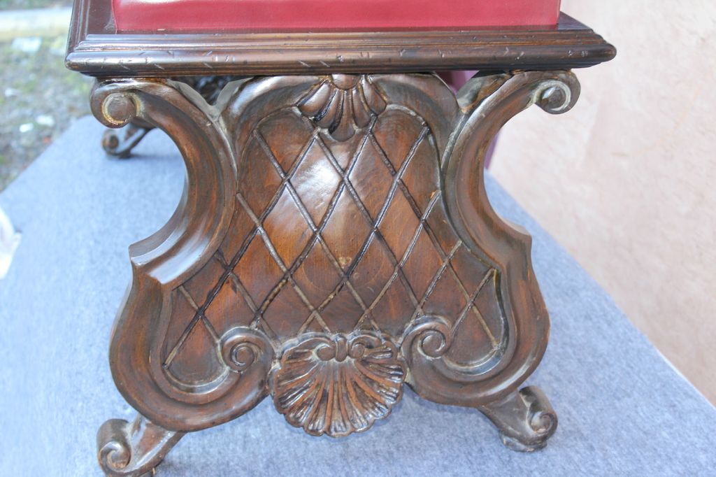 American Walnut Jacobean Style Long Bench, Completely Finished, Circa 19th American Walnut Jacobean Style Long Bench, Completely Finished, Circa 19th
