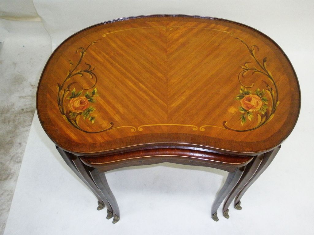 French, Louis XV Style Nesting-Tables, c. 1920's French, Louis XV Style Nesting-Tables, c. 1920's