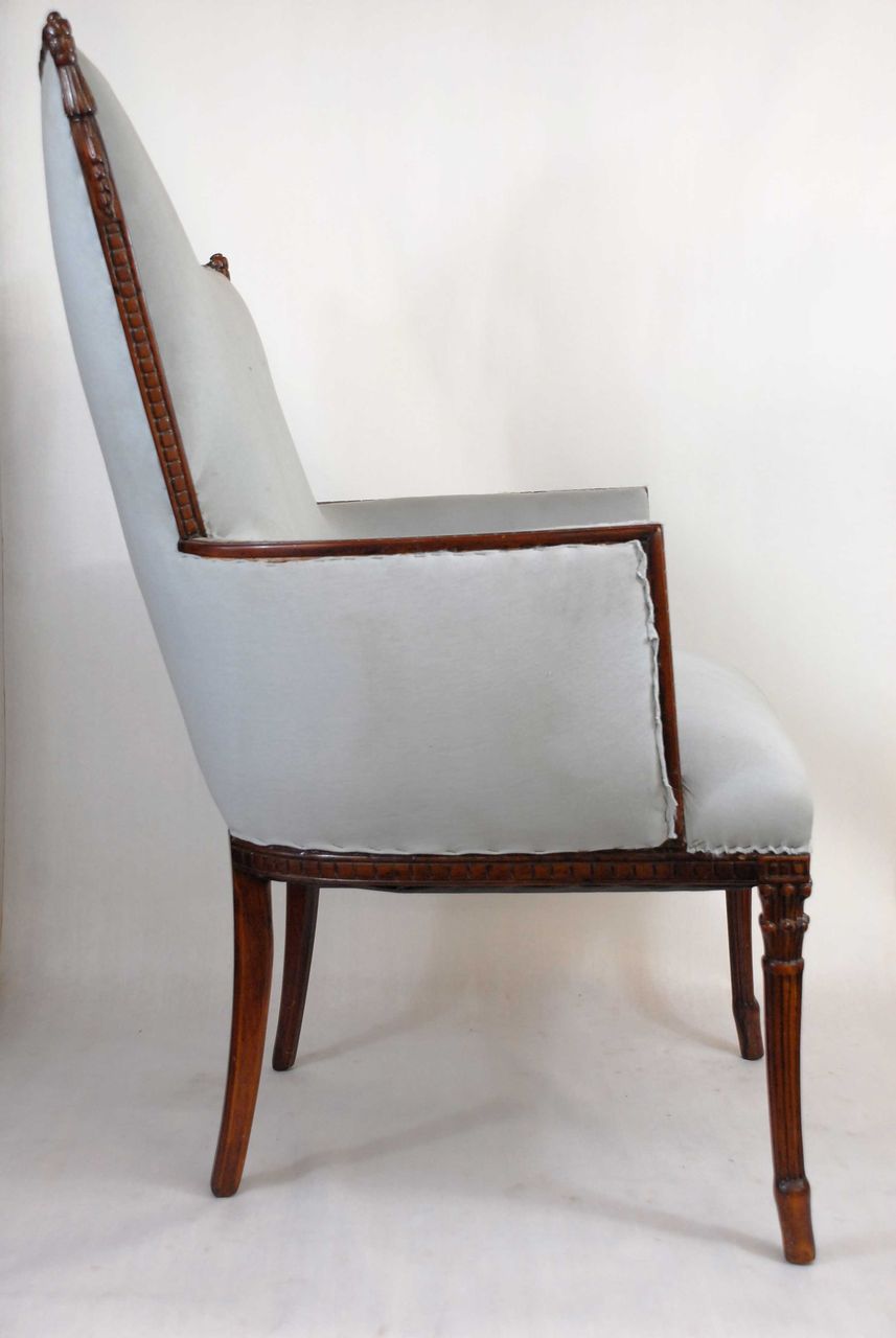 Pair of Decorative Fireplace Side Chairs, c. 1930 Pair of Decorative Fireplace Side Chairs, c. 1930