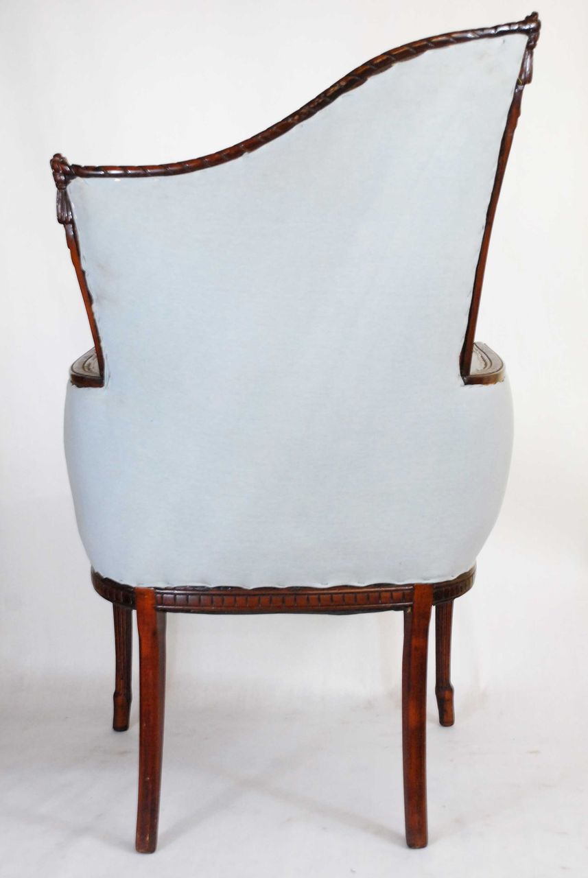 Pair of Decorative Fireplace Side Chairs, c. 1930 Pair of Decorative Fireplace Side Chairs, c. 1930
