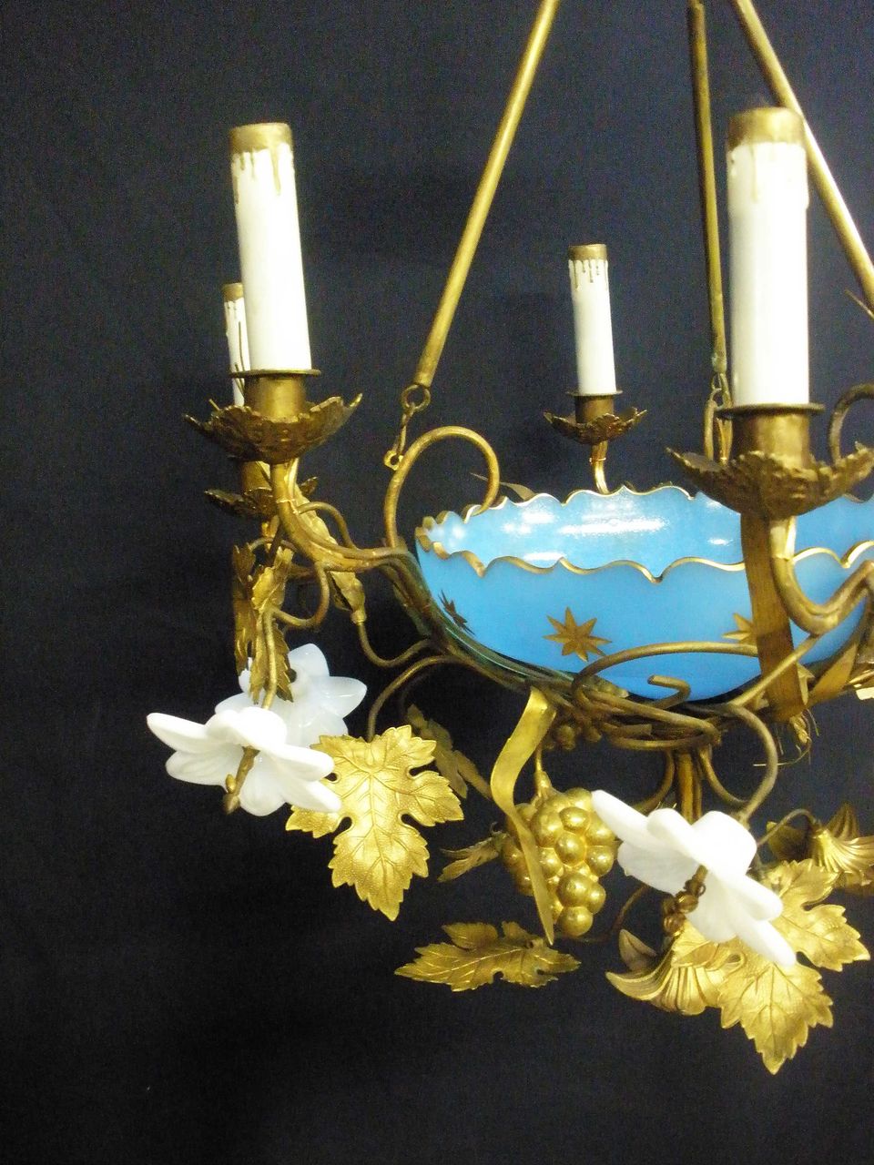 Decorative Italian Chandelier, c. 1930 Decorative Italian Chandelier, c. 1930