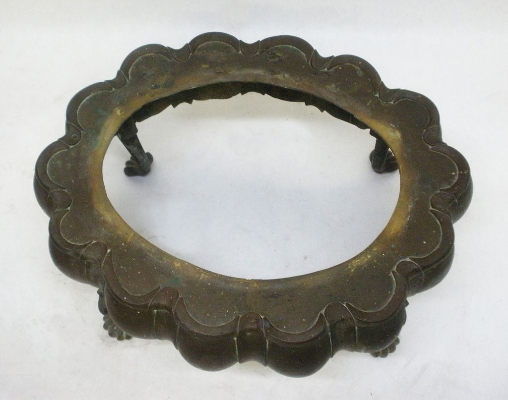 English Bronze Planter w Claw Legs, c. 1850 English Bronze Planter w Claw Legs, c. 1850