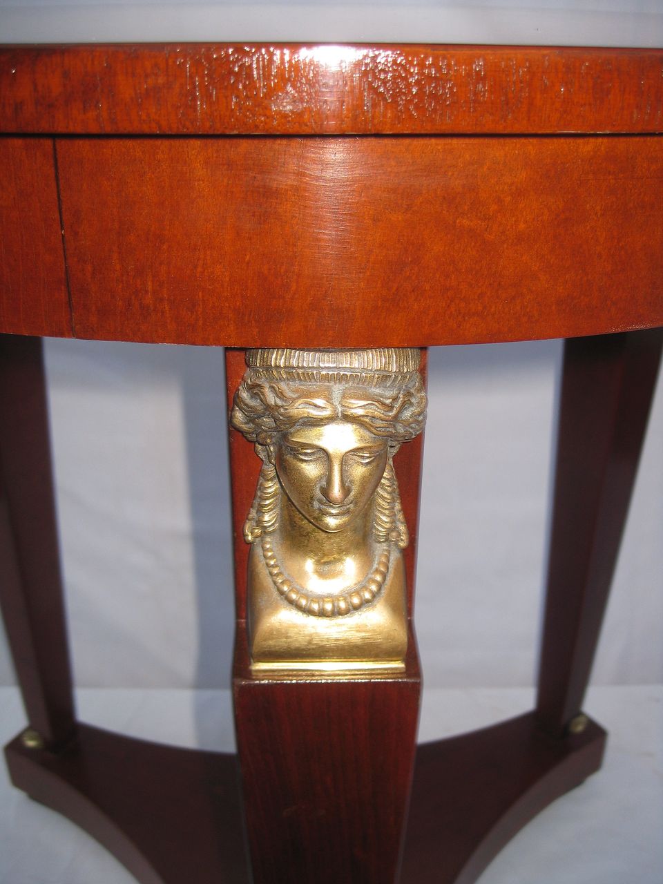 Baker Empire Style Side Table, Turn of the C Baker Empire Style Side Table, Turn of the C
