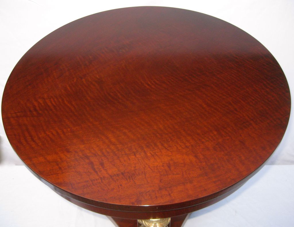Baker Empire Style Side Table, Turn of the C Baker Empire Style Side Table, Turn of the C
