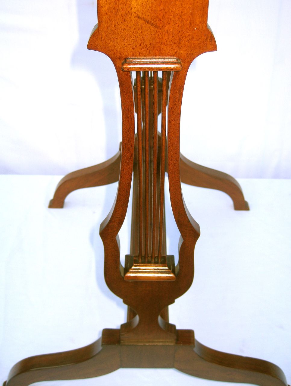 Beautiful Regency Music Walnut Side Table, Turn of the C Beautiful Regency Music Walnut Side Table, Turn of the C