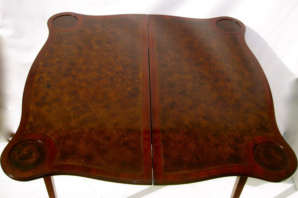 Hepplewhite Mahogany Game Table,Turn of the Century Hepplewhite Mahogany Game Table,Turn of the Century