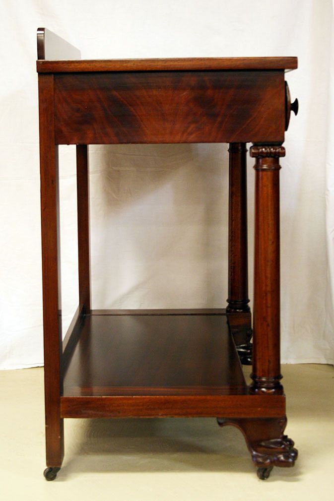 American Empire Mahogany pier table 19Th C. American Empire Mahogany pier table 19Th C.