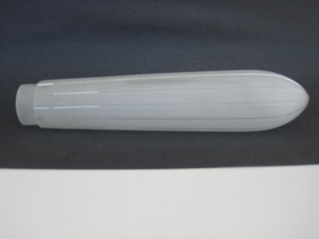 12" Glass Torpedo Lamp Shade For Frankart Lamp 12" Glass Torpedo Lamp Shade For Frankart Lamp