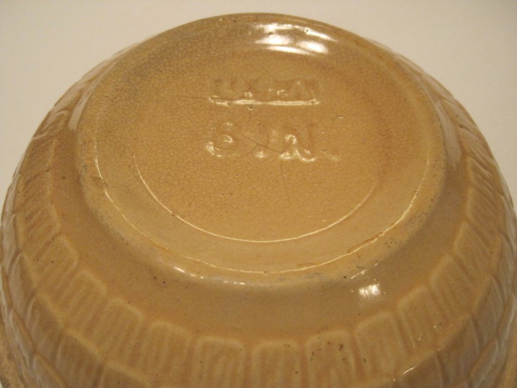 Yellow Ware Bowl Levitz Furniture Advertising Yellow Ware Bowl Levitz Furniture Advertising