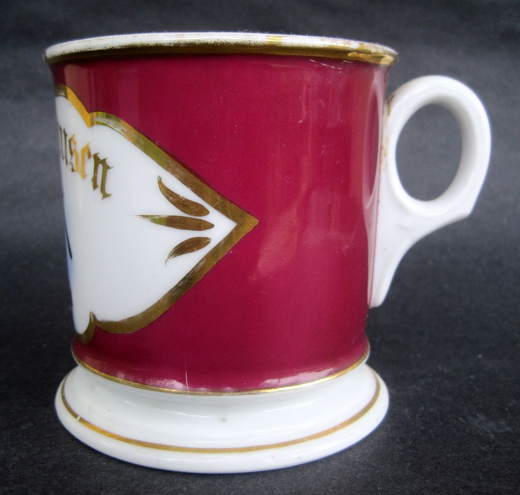 Antique Carpenter Occupational Shaving Mug Antique Carpenter Occupational Shaving Mug