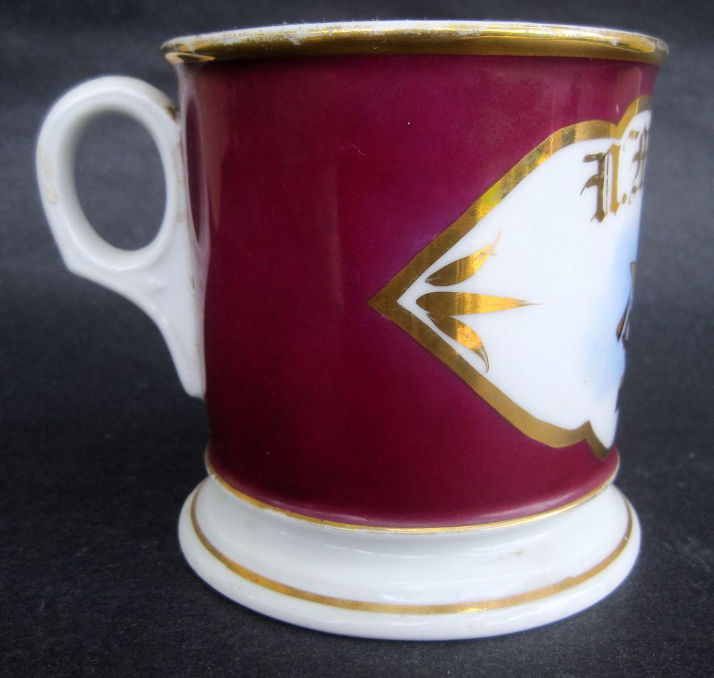 Antique Carpenter Occupational Shaving Mug Antique Carpenter Occupational Shaving Mug