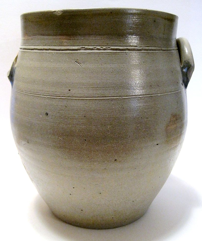 Cobalt Blue Dated 1834 NJ Crock Cobalt Blue Dated 1834 NJ Crock