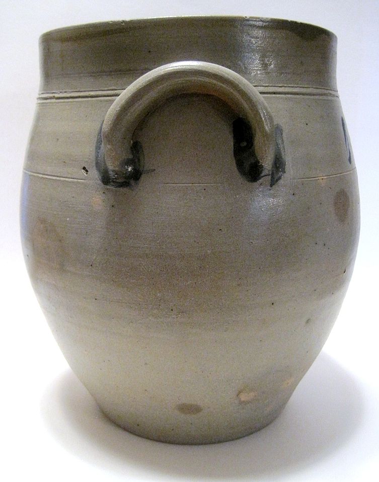 Cobalt Blue Dated 1834 NJ Crock Cobalt Blue Dated 1834 NJ Crock