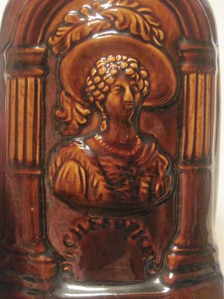 Rockingham Flask Queen Victoria And The Duchess Of Kent Rockingham Flask Queen Victoria And The Duchess Of Kent