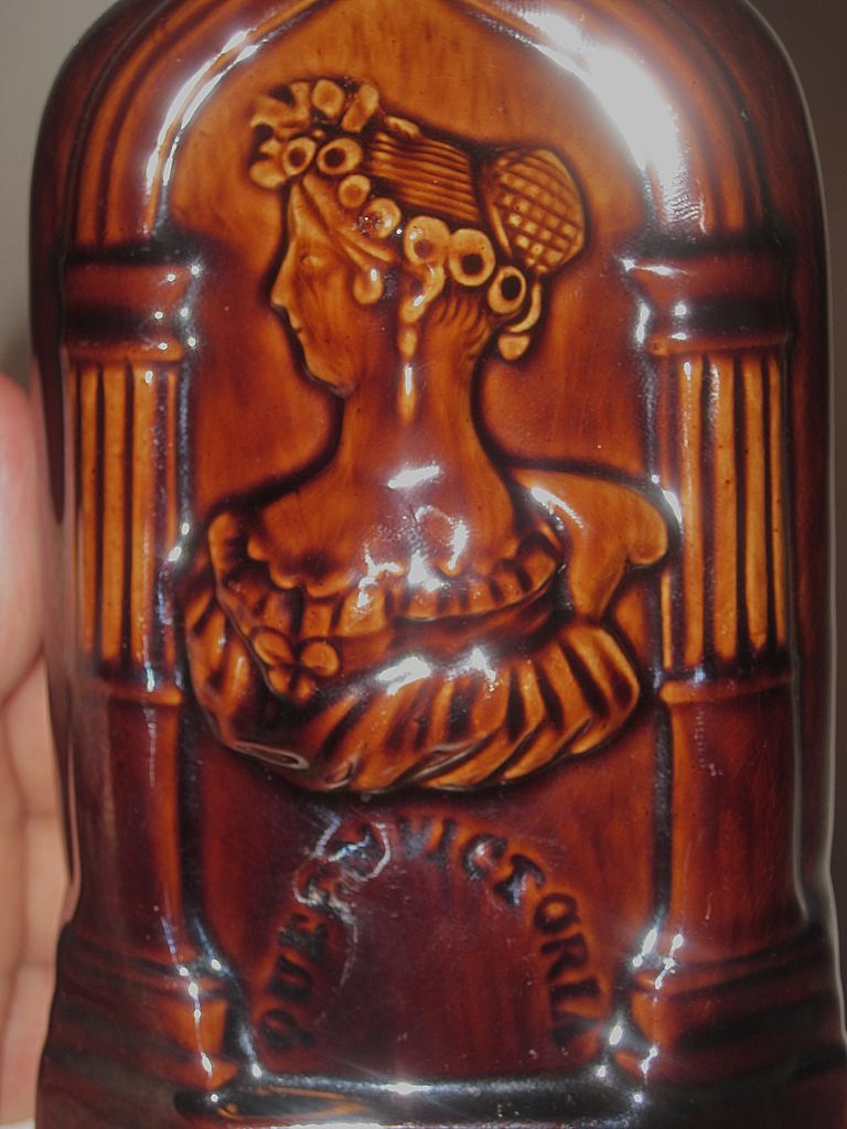 Rockingham Flask Queen Victoria And The Duchess Of Kent Rockingham Flask Queen Victoria And The Duchess Of Kent