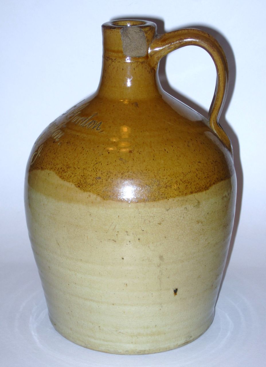 Antique Trenton NJ Stoneware Scratch Jug Antique Trenton NJ Stoneware Scratch Jug