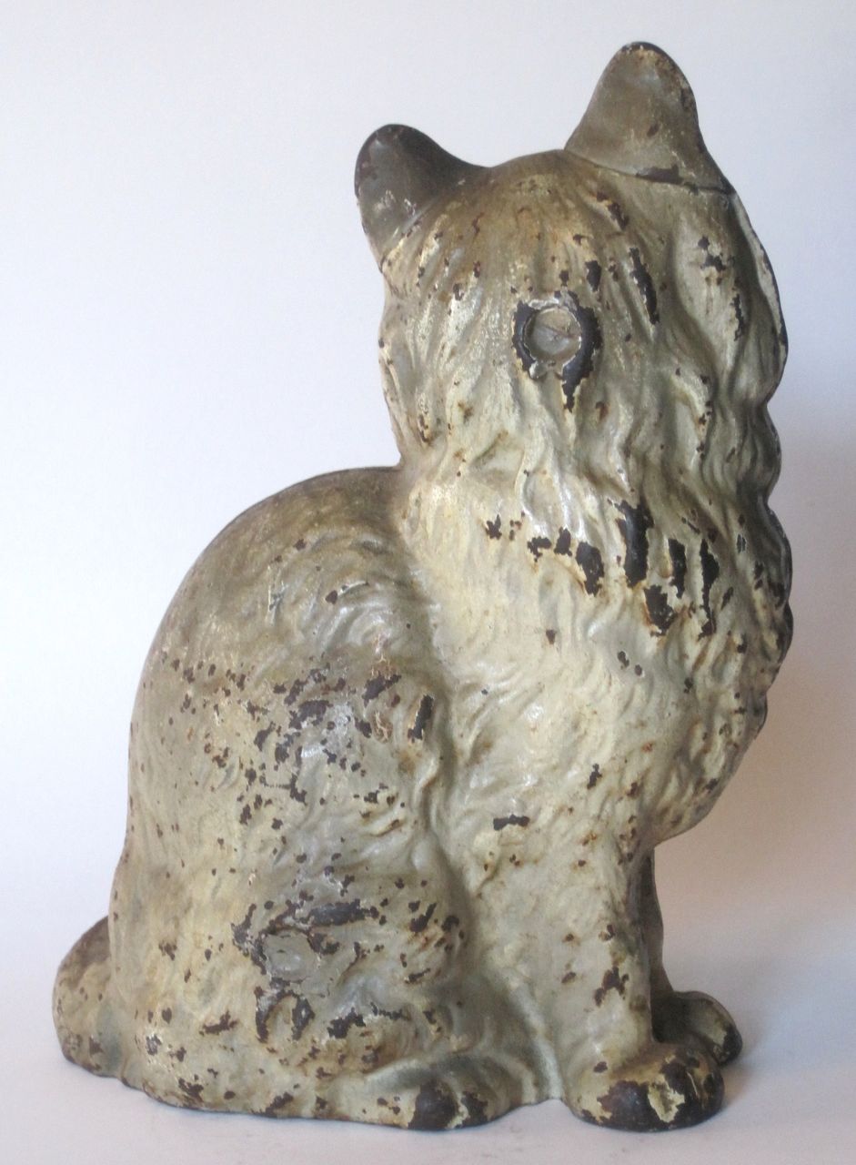 Vintage Cast Iron Persian Cat Doorstop Vintage Cast Iron Persian Cat Doorstop