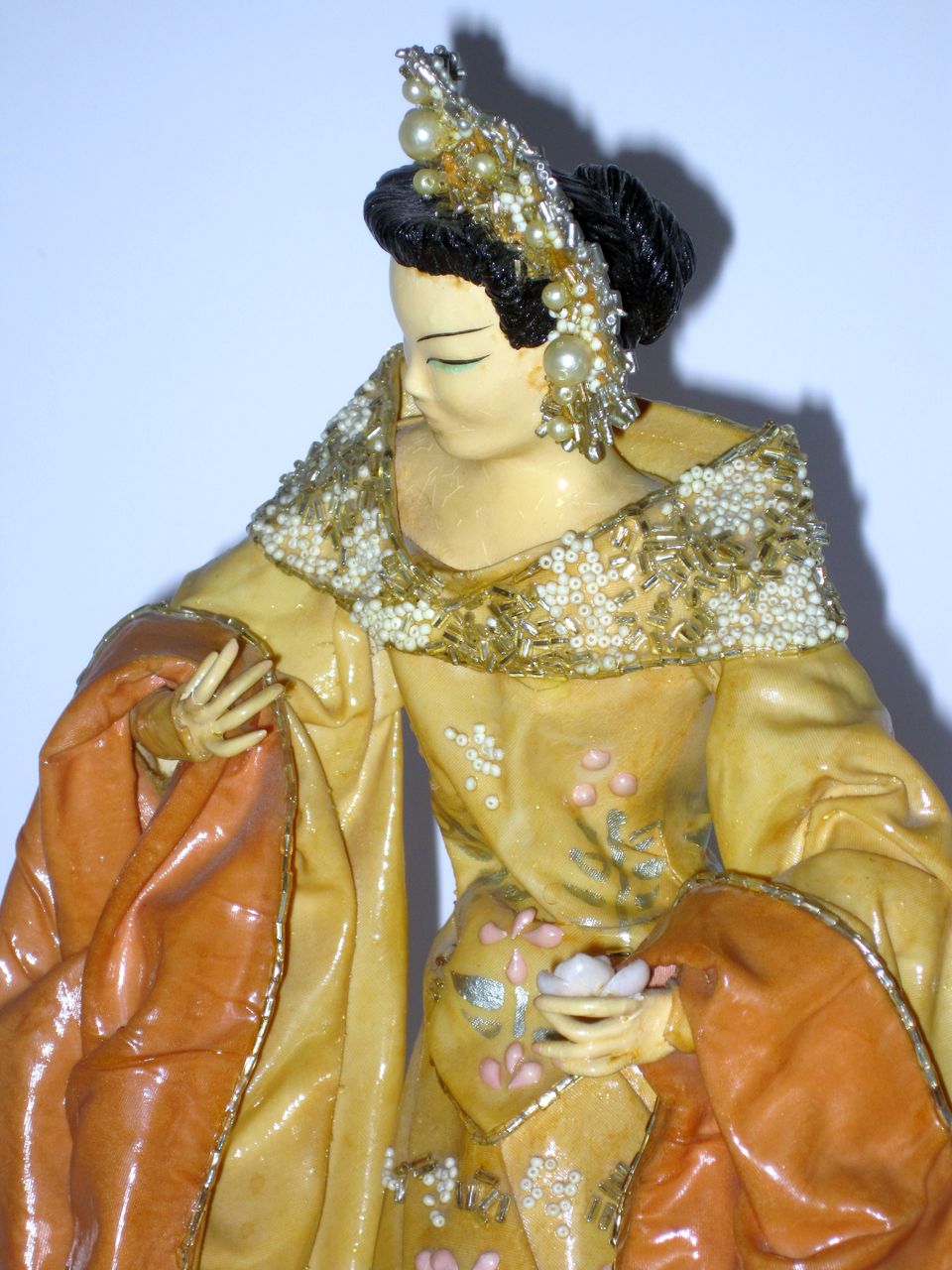 Kathi Urbach Asian Lady Fabric Dress Sculpture #2 Kathi Urbach Asian Lady Fabric Dress Sculpture #2