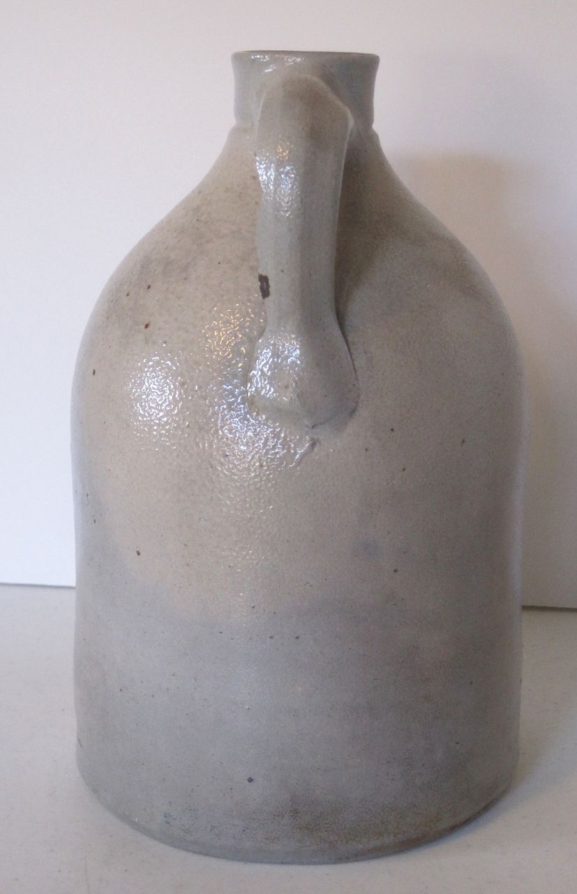 Antique Cobalt Blue Decorated Stoneware Jug Antique Cobalt Blue Decorated Stoneware Jug