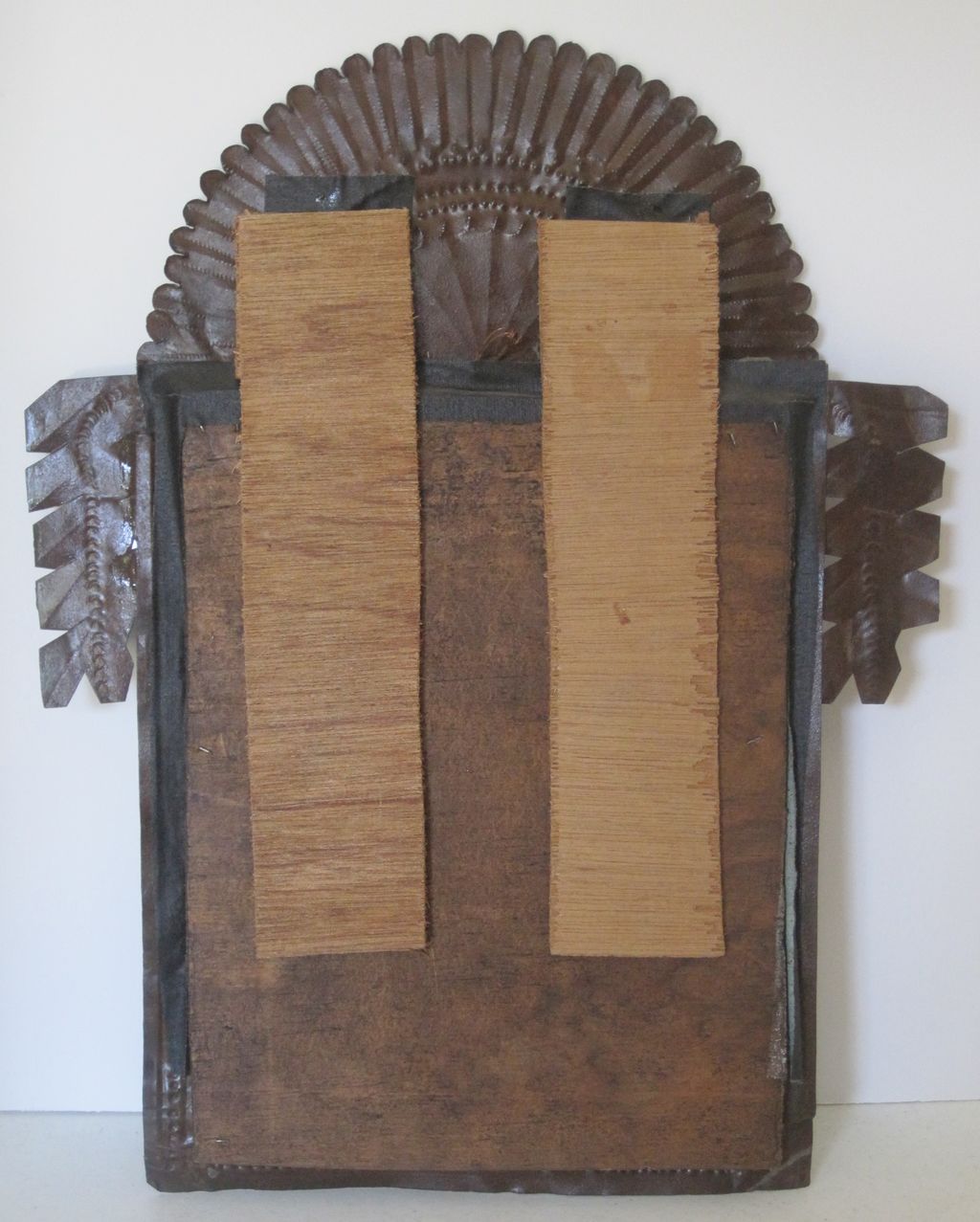 Antique Painting Mexican Retablo St Francis de Paula It Tin Frame Antique Painting Mexican Retablo St Francis de Paula It Tin Frame