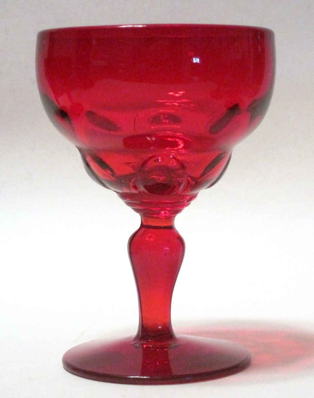 Six Moondrops Ruby Red Goblets New Martensville Six Moondrops Ruby Red Goblets New Martensville