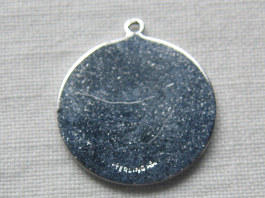 Vintage Sterling Enamel `Love Birds' Charm/Pendant Vintage Sterling Enamel `Love Birds' Charm/Pendant