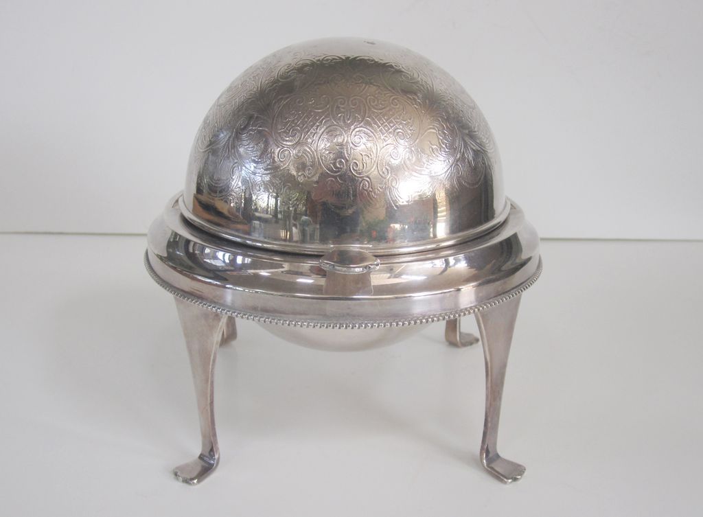 English Silver Plate Butter Dome English Silver Plate Butter Dome