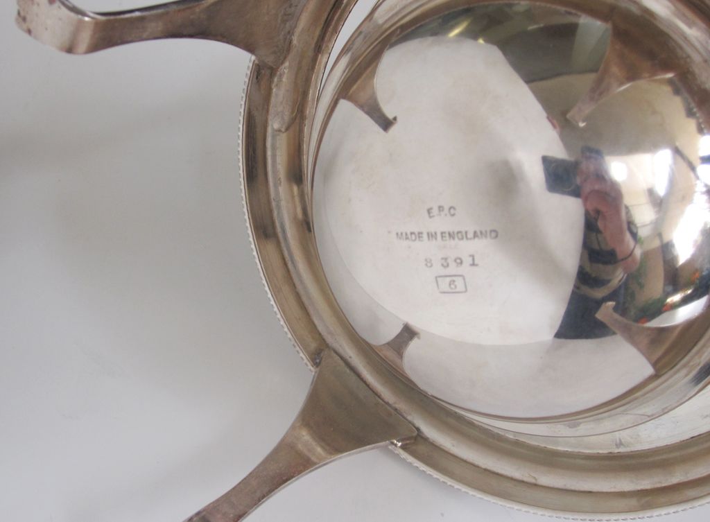 English Silver Plate Butter Dome English Silver Plate Butter Dome