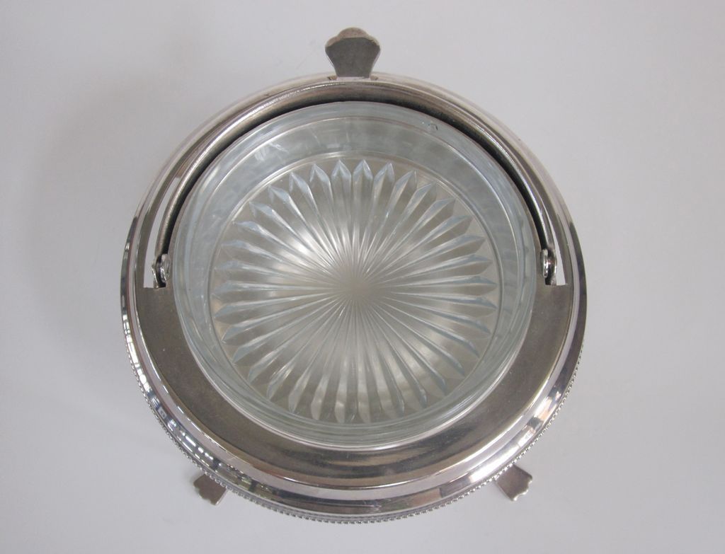 English Silver Plate Butter Dome English Silver Plate Butter Dome
