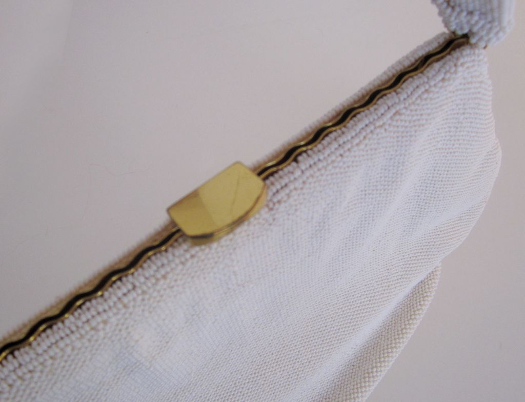Exquisite French Hand Beaded Purse by Josef Exquisite French Hand Beaded Purse by Josef