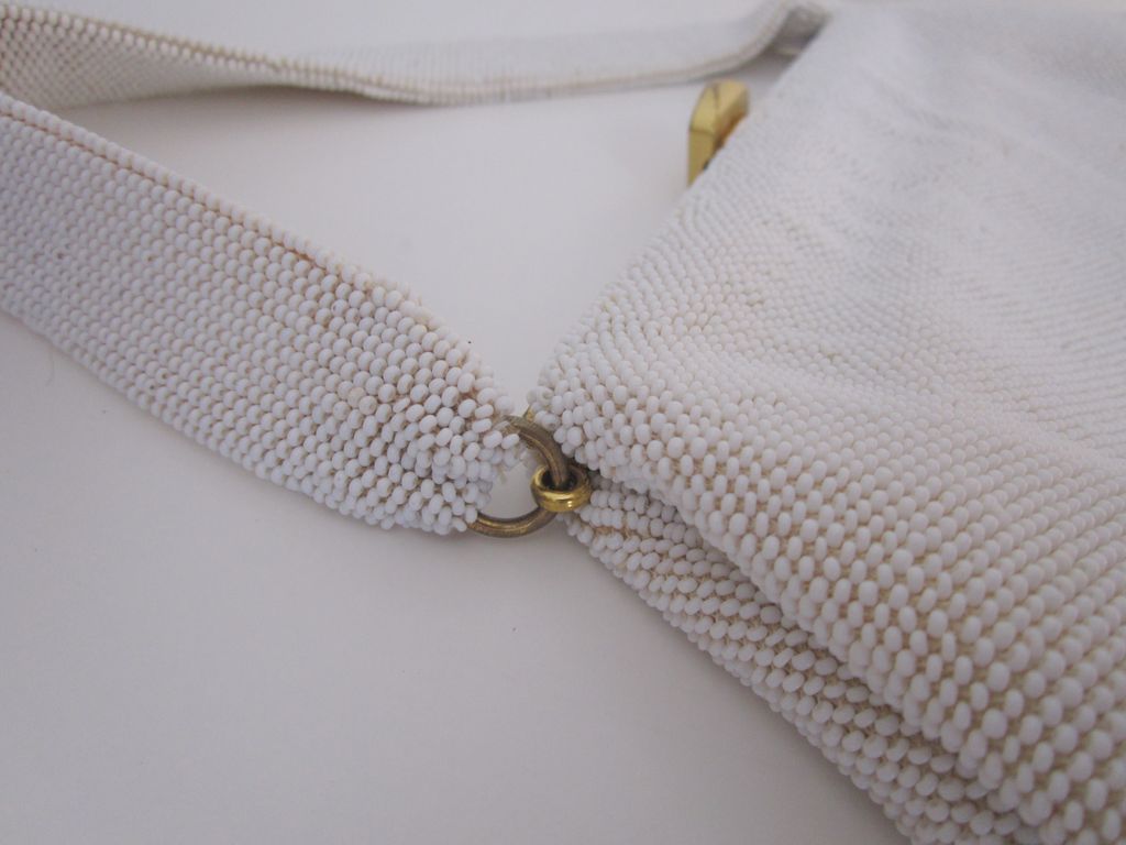 Exquisite French Hand Beaded Purse by Josef Exquisite French Hand Beaded Purse by Josef