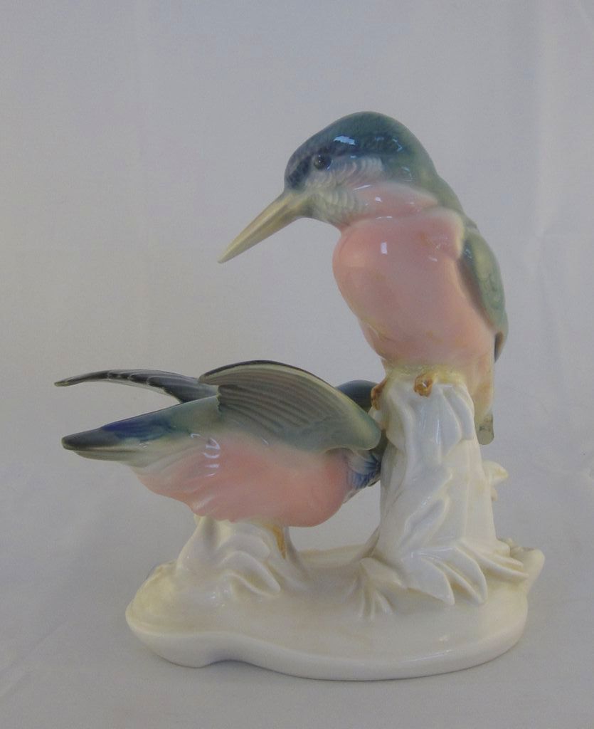 Kingfisher Porcelain Figurine by Karl Ens Germany Kingfisher Porcelain Figurine by Karl Ens Germany