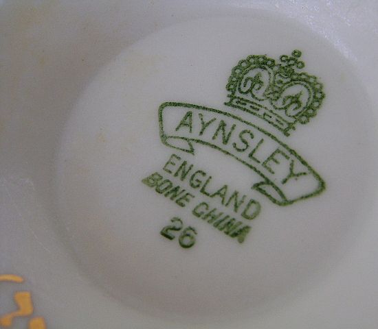 VINTAGE Aynsley English Bone China Cup and Saucer Delphinium Flowers VINTAGE Aynsley English Bone China Cup and Saucer Delphinium Flowers