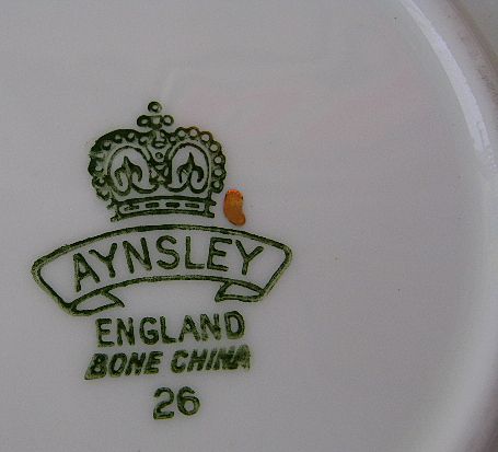 VINTAGE Aynsley English Bone China Cup and Saucer Delphinium Flowers VINTAGE Aynsley English Bone China Cup and Saucer Delphinium Flowers