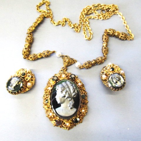 jewelry germany vintage cameo