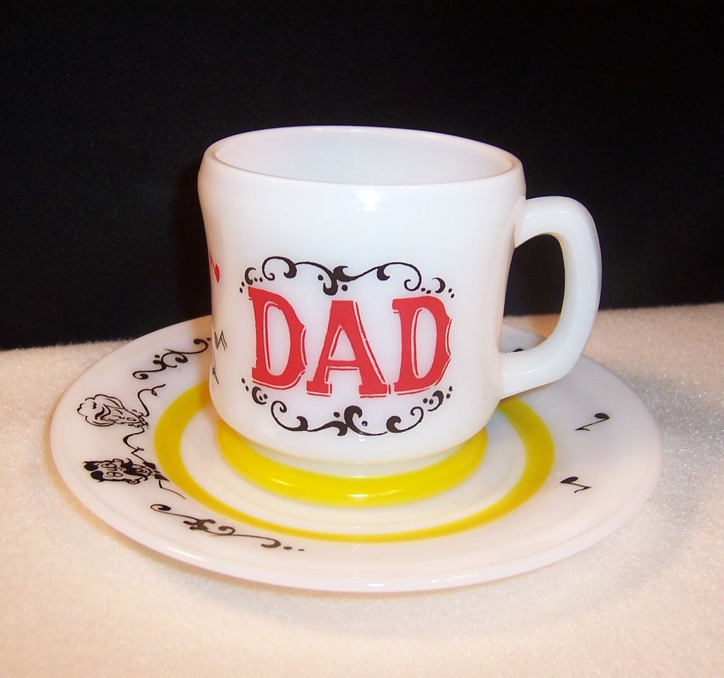 Hazel Atlas Gay 90's DAD Coffee Mug Hazel Atlas Gay 90's DAD Coffee Mug